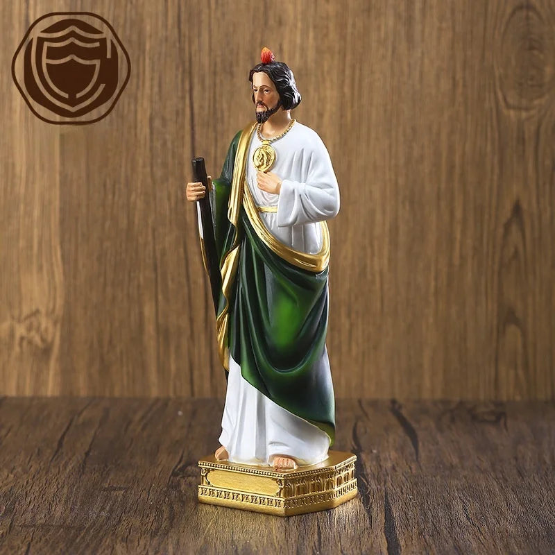 1Pc 8" St. Judas Statue Figurine Crutches Room Decorations Religious Gifts Collection Home Decor Lootquake LLC