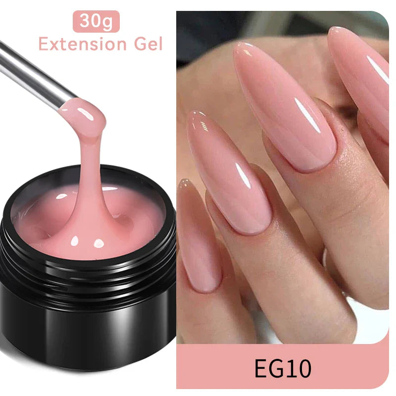 BORN PRETTY 60/30ml Hard Jelly Extension Nail Gel Polish French Nails Nude Pink White Clear Nail Supplies Gel for extension Lootquake LLC