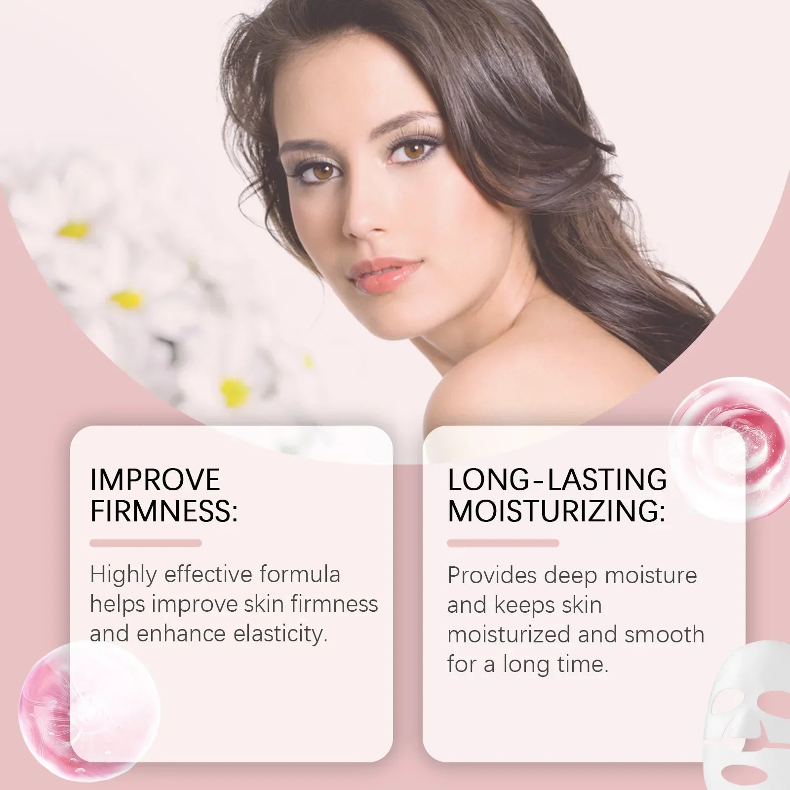 Bio-Collagen Real Deep Mask Hydrolyzed Collagen Soluble Rejuvenation Pore Shrinking  Brightening Refresh Moisturizing Sheet Mask Lootquake LLC