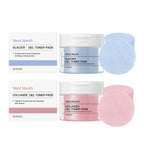 Collagen Pad Facial Toner Fade Fine Lines Brightening Skin Tone Improve Sensitive Acne Facial Skin Soothing Glacier Cotton Pads Lootquake LLC