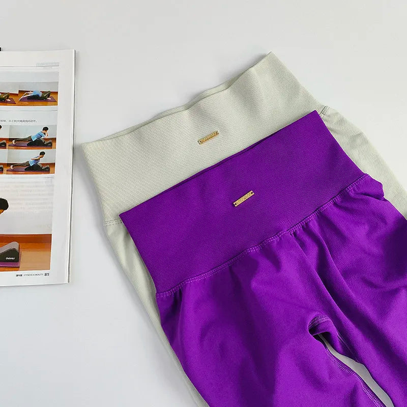Women's Seamless High Waist Yoga Gym Set THRIXINE