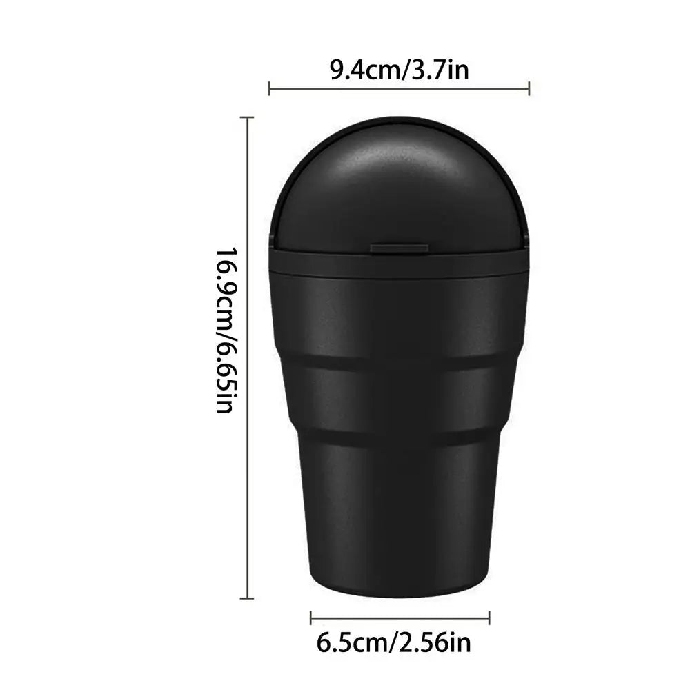 Car Garbage Bin Automotive Trash Cup Car Waste Bin Flip-Top Design Gadgets Interior Car Accessories for Car Sedan SUV Truck Lootquake LLC