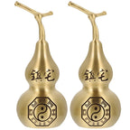 Gourd Craft Shui Feng Decor Statue Chinese Ornament Wealth Figurine Hu Lu Fengshui Desktop Lucky Sculpture Lootquake LLC