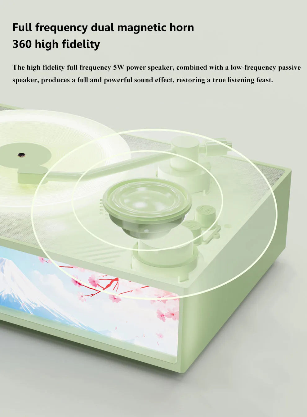 Wireless Vintage Bluetooth Speaker Portable Aromatherapy Atmosphere Light Painting Surround Sound MP3 Music Player Long Enduranc Lootquake LLC