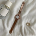 2024 Hot Brand Stainless Steel Strap Watch Women Luxury Gift Quartz Wristwatch Student Fashion Simple Square Quartz Watches