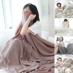 Cotton Bamboo Fiber Blanket Lunch Break Blanket Summer Cooling Sofa Bed Air Condition Blankets For Kids Adults Bedding Coverlet