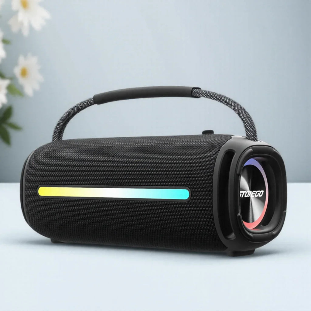 Outdoor Portable Bluetooth 53 Wireless Speaker IPX6 Waterproof High Power Audio RGB Lantern Subwoofer Lootquake LLC