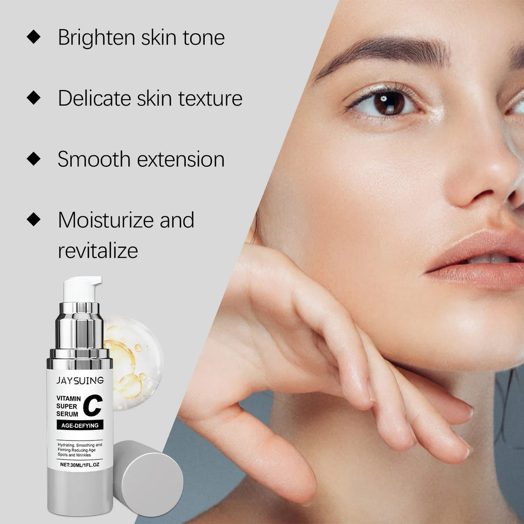 Vitamin C Facial Essence Dilute Pigment Deposition Relieve Dryness Even Skin Tone Tender Long-Lasting Hydration Brighten Serum
