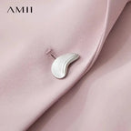 Amii Women's Top Minimalist 2025 Summer New Notched Lapel Contrast Material Patchwork One Button Short Sleeve Blazer 12542081