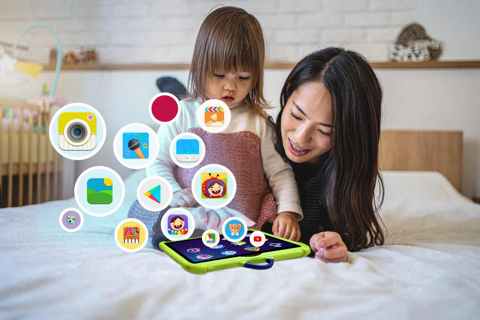 2025 New 5G WiFi 7 Inch Tablet For Children Learning Education Kids' tablets Quad Core 4GB RAM 64GB ROM Dual Cameras Android 13 Lootquake LLC