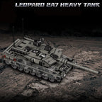 Military WW2 MOC Leopard 2A7 Army Main Battle Tank Soldiers Building Blocks Bricks M1 T90M Tank Set For Children Boys Gifts Lootquake LLC