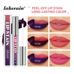 Peel Off Lip Stain Reveal Long Lasting Waterproof Pink Lip Tint Transfer Proof Non-stick Cup Natural Lip Stain Women's Cosmetics Lootquake LLC