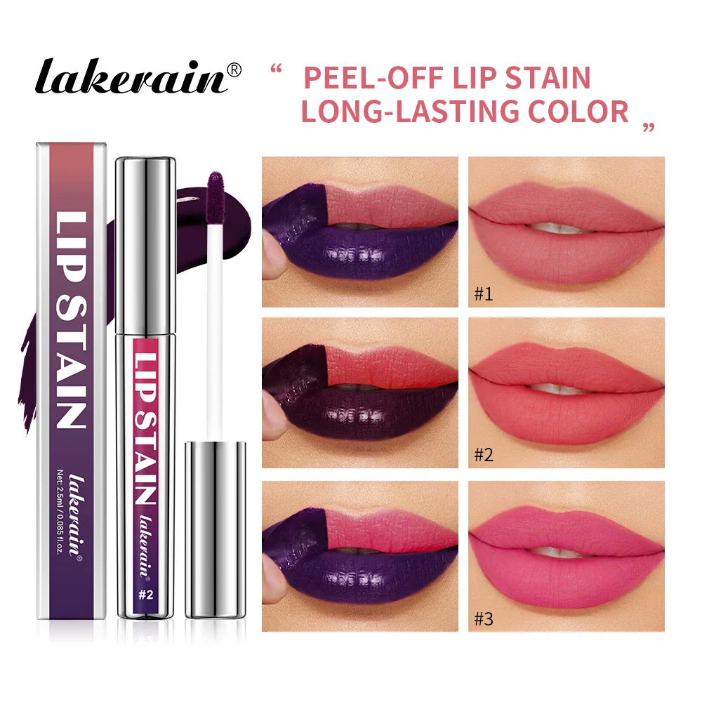 Peel Off Lip Stain Reveal Long Lasting Waterproof Pink Lip Tint Transfer Proof Non-stick Cup Natural Lip Stain Women's Cosmetics Lootquake LLC
