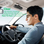 Bluetooth 5.4 Speaker Handsfree Car Kit Sun Visor Clip Wireless Audio Receiver Speakerphone Loud Music Player Dual Microphone Lootquake LLC