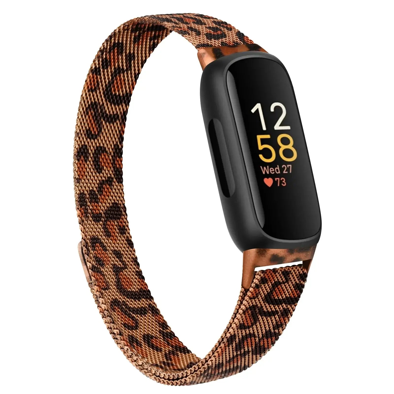 Fitbit Inspire 3 Metal Magnetic Loop Band – Stainless Steel Mesh Strap BandsCo Straps