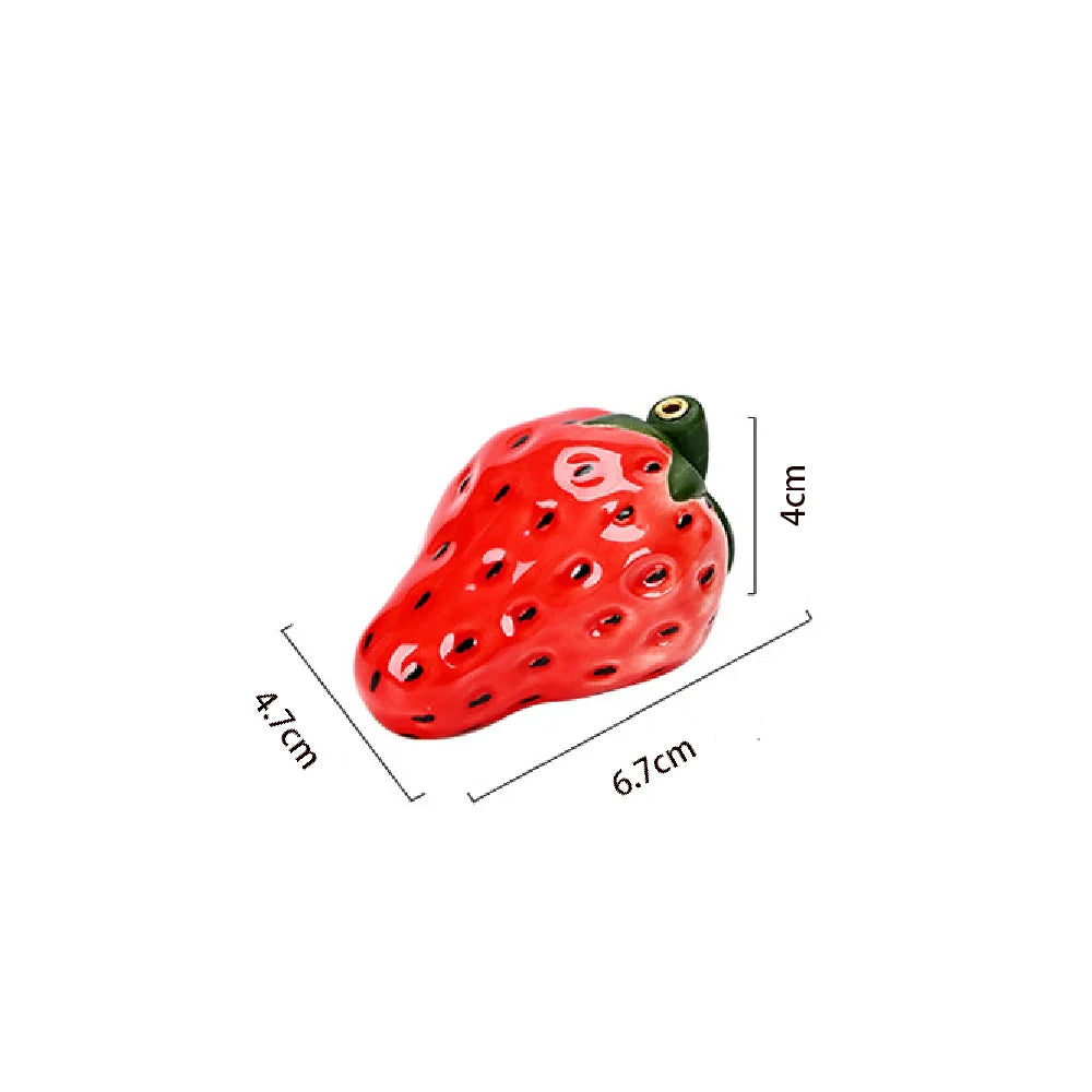 Fruit Fragrance Decoration Strawberry Decoration Realistic Fruit Home Interior Line Aromatherapy Sandalwood Incense Burner Lootquake LLC