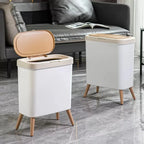 Kitchen Bathroom Living Room Office Bedroom Household Trash Can Small Medium Large Size Waste Bin with Lid Lootquake LLC
