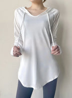 AirFlow Women's Hooded Yoga & Running Tee