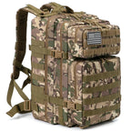 Outdoor Tactical Backpacks 45L Large Capacity Man 3 Days Molle Assault Bags For Outdoor Trekking Camping Backpack