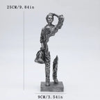 Traveler Sculpture - Abstract Resin Decor for Home & Office, Versatile Indoor/Outdoor Accent Piece Lootquake LLC