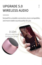 Mini Bluetooth Speaker HD Sound with Bass Smallest Wireless Speaker for Phone PC Tablet with Selfie Button Call Function Cute Lootquake LLC