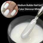 Jillnails 100g Glitter Shimmer Milky Hard Gel Builder Nail for Nails ExtensionsRoyal Blue Pink  UV LED Camouflage  Selfleveling Lootquake LLC