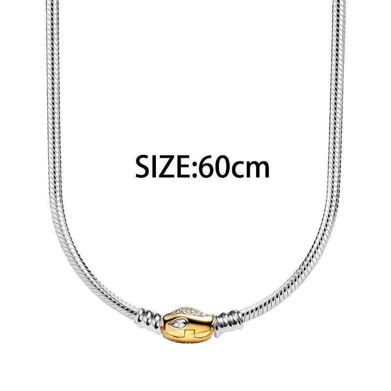 925 Silver Valentine's Day Snake Year Series Pendant Suitable for 925 Sterling Silver Original Women's Bracelet DIY Jewelry Gift Lootquake LLC