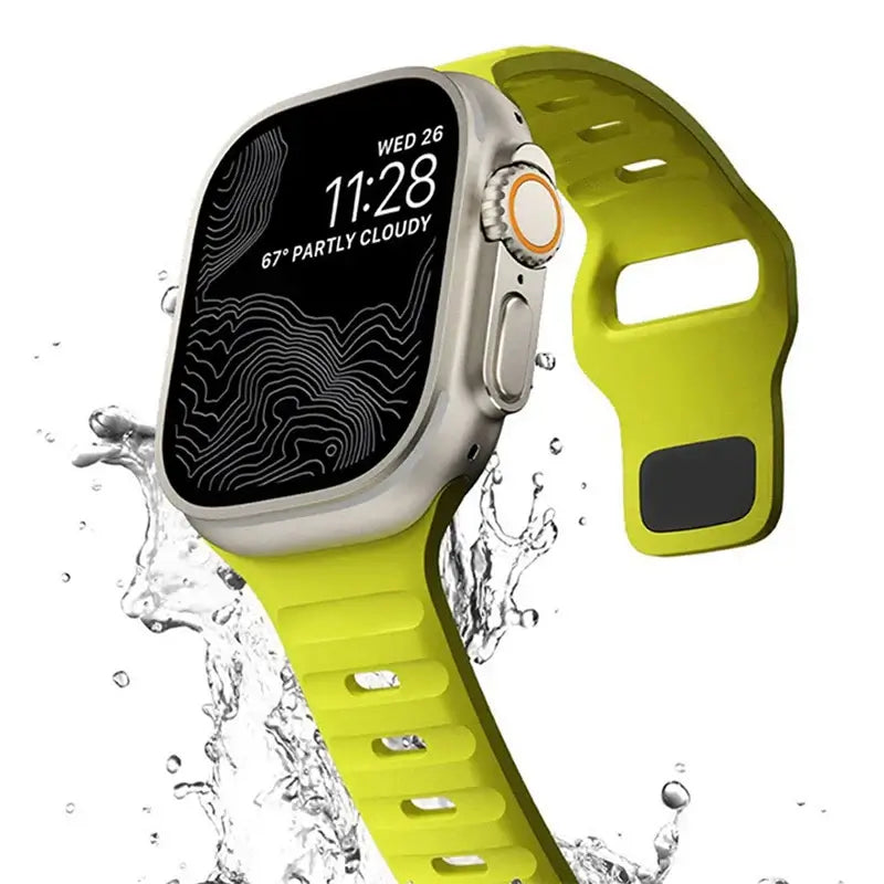 Apple Watch Silicone Band - Soft, Durable, Stylish Design - SJB-DIAMOND ELITES