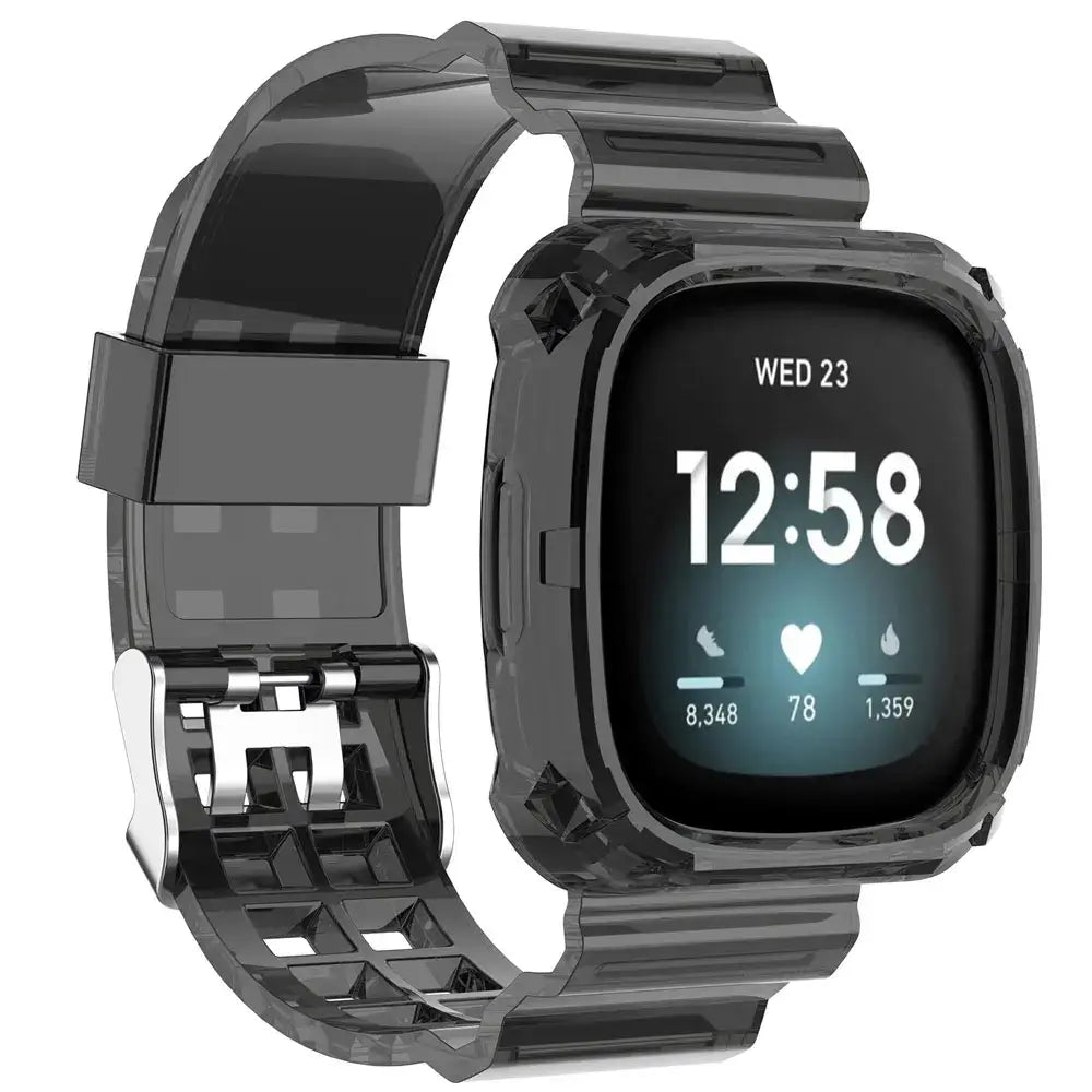 Band + Case For Fitbit Versa 3 & 4 - SJB-DIAMOND ELITES