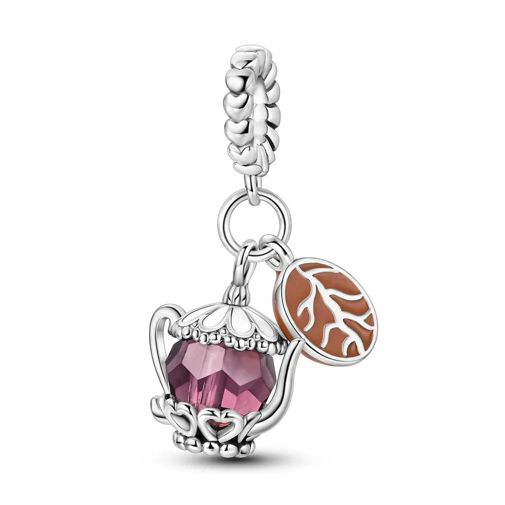 Coffee Cup Charms 925 Silver Beads For Woman Fit Original Bracelet Making Fashion Jewelry Lootquake LLC