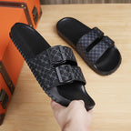 Brand Men Women Sandals Summer Designer Couple Cork Clogs Sandals Luxury Classic Unisex Mules Beach Slide With Adjustable Buckle Lootquake LLC