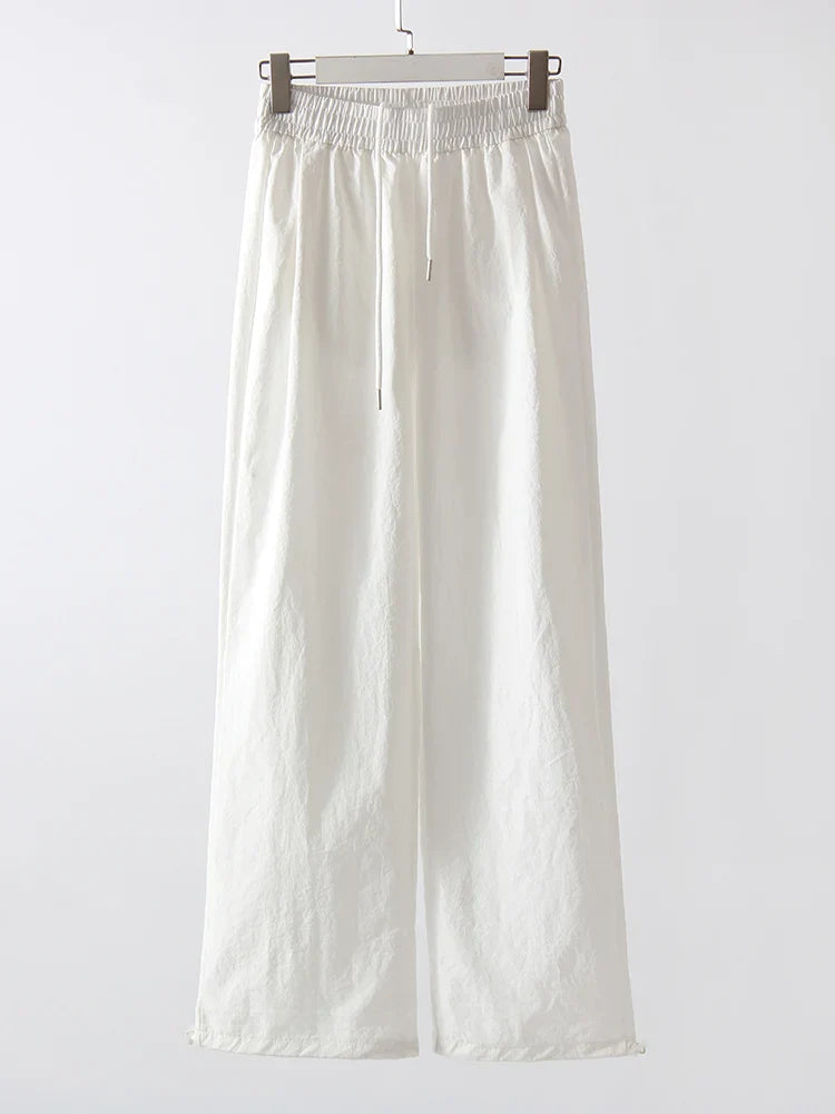 ChicEase High Waist Wide Leg Joggers THRIXINE