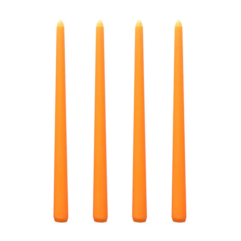 30CM Taper Candle 4 Pack - Home Interior Long Burning Dripless and Smokeless Candles Unscented - Valentines Candles for Home Lootquake LLC