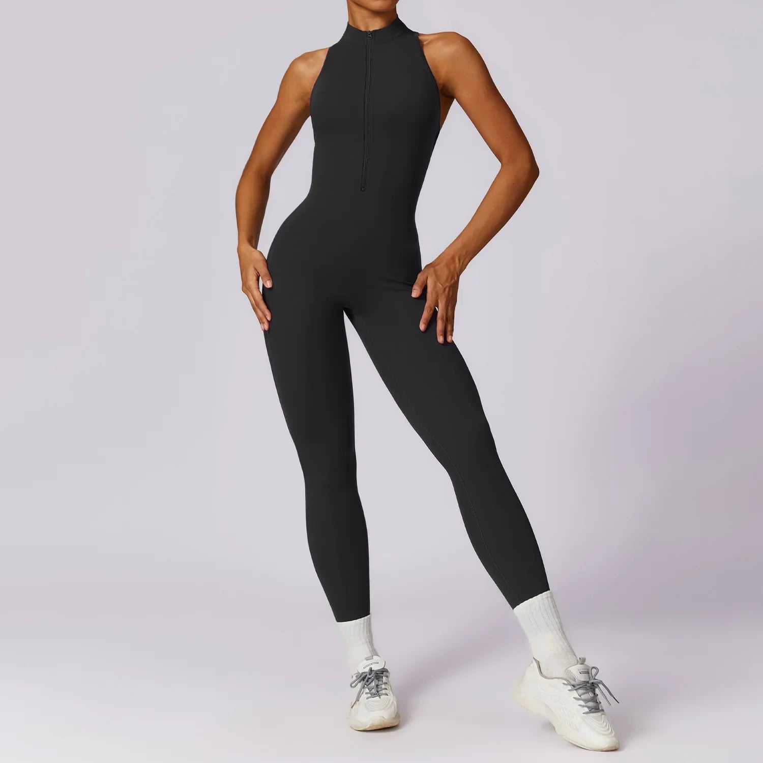 ZipFit Yoga Jumpsuit: Women's Activewear Set THRIXINE