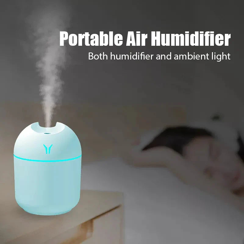 250ML Mini Aroma Oil Diffuser USB Essential Oil Atomizer Electric Air Humidifier With LED Night Lamp For Home Desk Bedroom Car Lootquake LLC