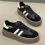 Sports shoes thick sole casual board shoes women 2024 new cowhide everything soft sole inside increase de training shoes Lootquake LLC