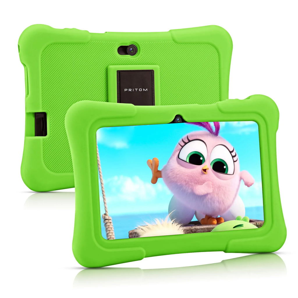 PRITOM 7 Inch Kids Tablet Quad Core Android 10 32GB WiFi Bluetooth Educational Software Installed Lootquake LLC