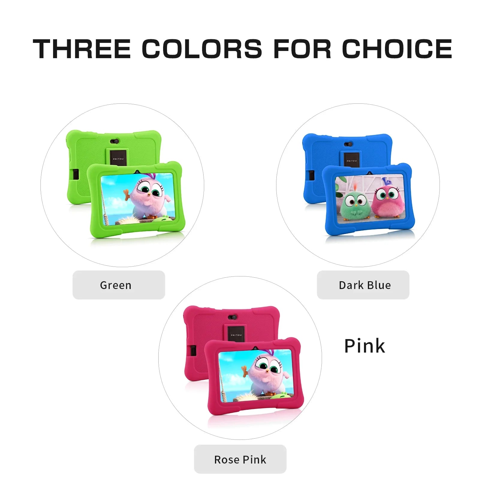 PRITOM 7 Inch Kids Tablet Quad Core Android 10 32GB WiFi Bluetooth Educational Software Installed Lootquake LLC