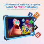 weelikeit 8 Inch Kids Tablet for Child Android 11 1280x800 IPS Children Study Tablet 2GB 32GB Quad Core 4500mAh Wifi with Stand Lootquake LLC