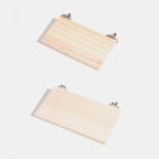 Wood Stand Platform Pet Bird Toys Parrot Rack Hamster Perches Paw Clean Cage Board Accessories for Gerbils Mice Wood Toys Lootquake LLC