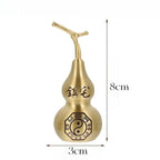 Gourd Craft Shui Feng Decor Statue Chinese Ornament Wealth Figurine Hu Lu Fengshui Desktop Lucky Sculpture Lootquake LLC