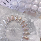Moonlight Mirror Nails Powder Pearl White Nails Glitter Aurora Shining Pigment Chrome Dust Nail Art Supplies Decoration Lootquake LLC