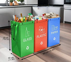 3pcs/set Large Capacity Foldable Trash Bin Portable Kitchen & Outdoor Camping Waste Basket Storage Bag for Home Travel Picnic Lootquake LLC