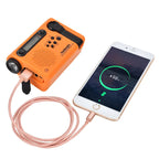SolarWave 2000: 3-in-1 Crank Radio & Power Bank THRIXINE