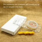 Compass Navigation Map Ruler Scouting Scale