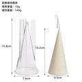 Striped Conical Candle Mold Diy Handmade Aromatherapy Candle Making Tool Home Decor Candle Acrylic Plastic Molds Lootquake LLC