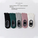 Women's five finger socks, anti slip yoga socks