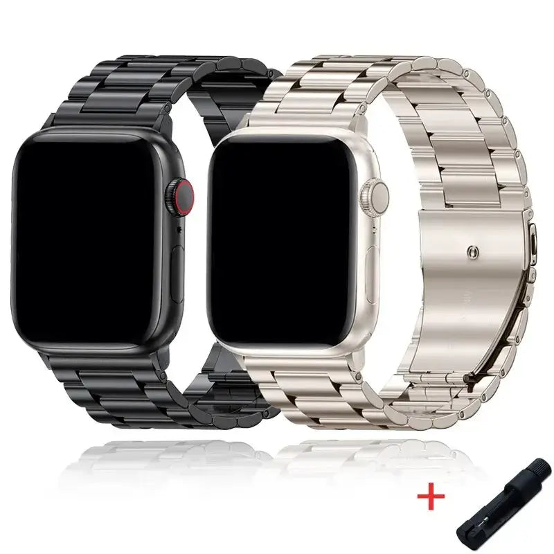 Apple Watch Stainless Steel Band - Sleek Durable Design - SJB-DIAMOND ELITES