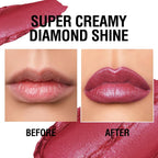 Fine Glitter lipstick, Quicksand Gold Lipstick, Moisturizing Silky Mermaid Girl Pink, Long-Lasting Waterproof Grapefruit Orange Lootquake LLC