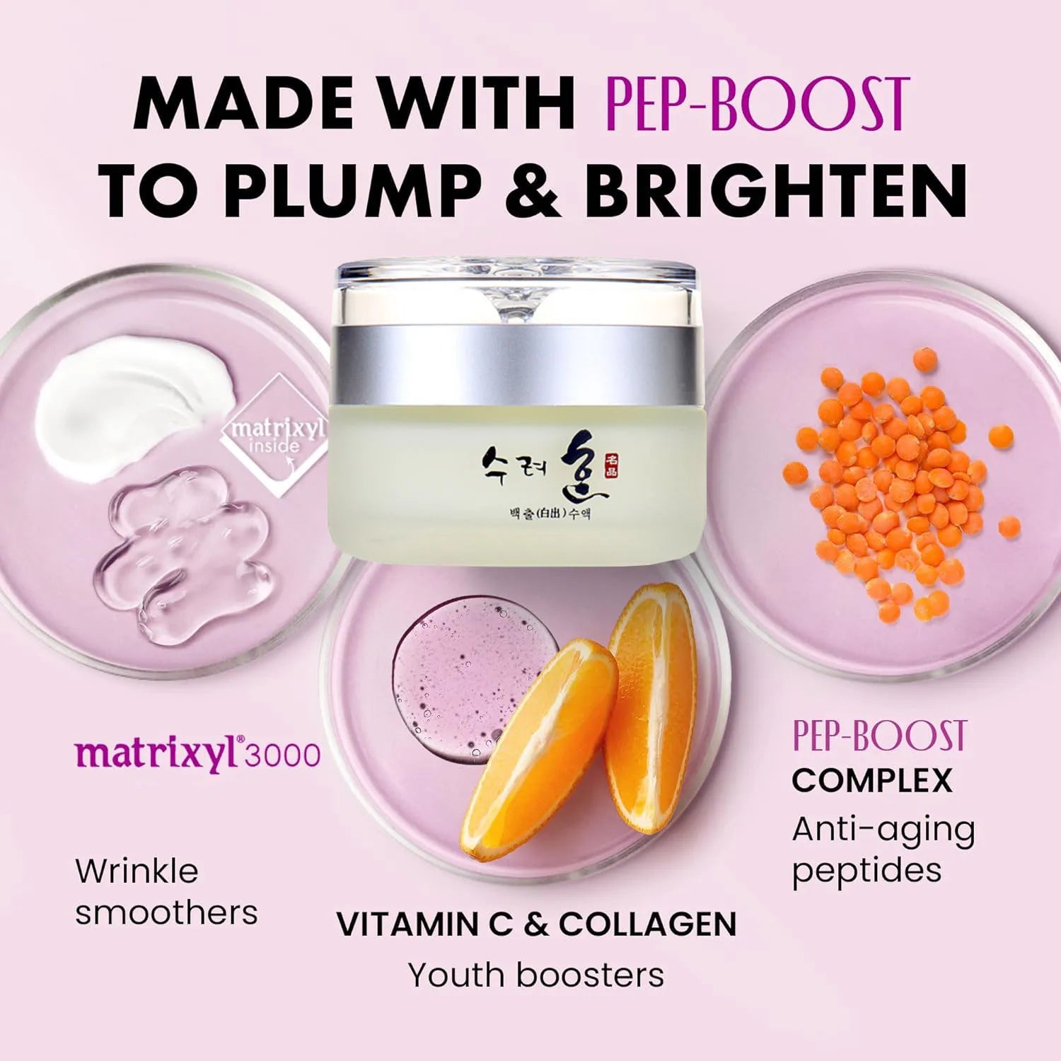 50g Collagen Face Cream Nourish Plump Up Skin,fresh Texture Cream Make Skin Younger Day/Night Cream Moisturizer Korean Cosmetics Lootquake LLC